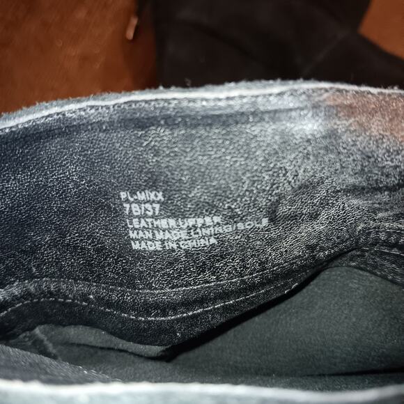 BCBG Wessy Wedge Cinch Slouchy Suede Ankle Bootie Size 7 - Picture 6 of 6